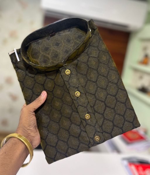 Mens Jacquard kurta payjama  Kurta Pajama Wholesale