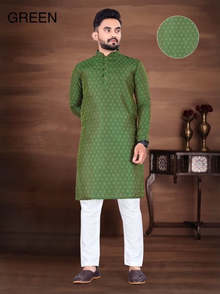 Mens Jacquard kurta payjama  Kurta Pajama Wholesale