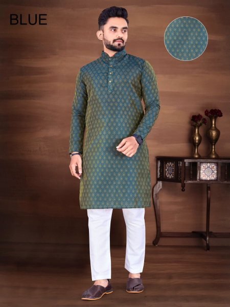 Mens Jacquard kurta payjama  Kurta Pajama Wholesale