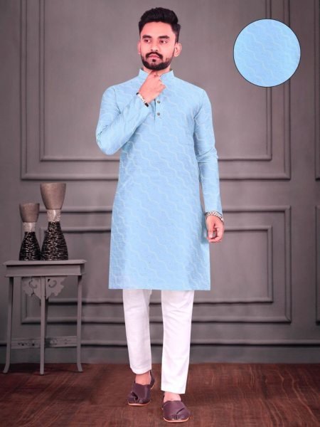 Mens Jacquard  Weaving Mens Kurta Pajama Collection  Kurta Pajama Wholesale