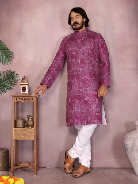 Pink Heavy Cotton Sequence Work Kurta Pyjama Sangeet Special Kurta Pajama Wholesale