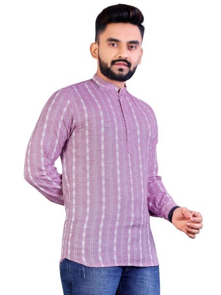 Mens Short Cotton Kurta Collection  Mens Short Kurta
