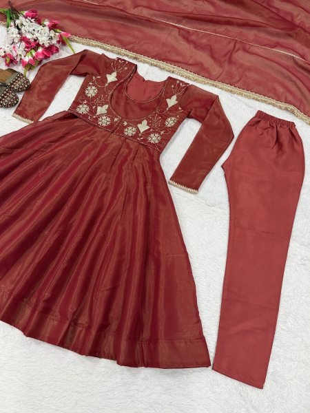 Mesmerizing Maxi Anarkali Suit with Koti for Women Wedding Wear Ready To Wear Collection