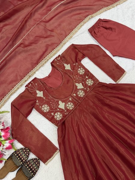 Mesmerizing Maxi Anarkali Suit with Koti for Women Wedding Wear Ready To Wear Collection