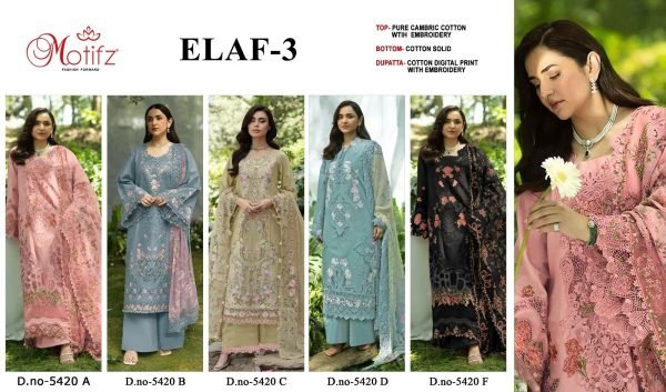 Mesmerizing Pink Designer Cambric Cotton Embroidered Suit with Digital Print Dupatta Pakistani Suits Wholesale