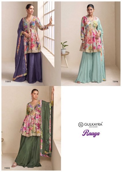 Mesmerizing Sky Blue Real Chinon Top with Embroidered Palazzo and Matching Dupatta at Wholesale Rate Designer Plazzo Salwar Suits Wholesale