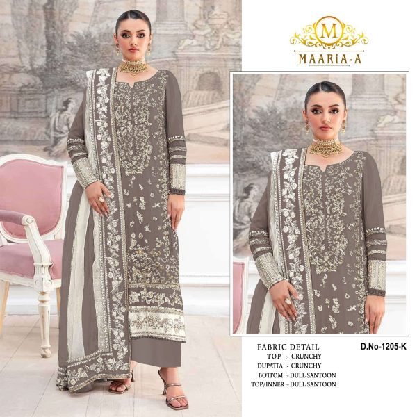 Modern Grey Designer Pakistani Salwar Suit With Dupatta For Party Wear Pakistani Suits Wholesale