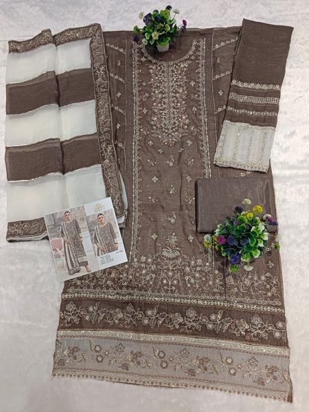 Modern Grey Designer Pakistani Salwar Suit With Dupatta For Party Wear Pakistani Suits Wholesale