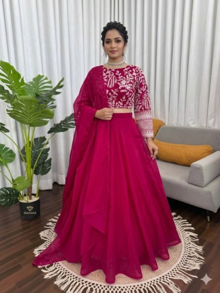 Modern JMV Silk Lehenga with Coding Dori Sequins Work For Special Occasions   Lehenga