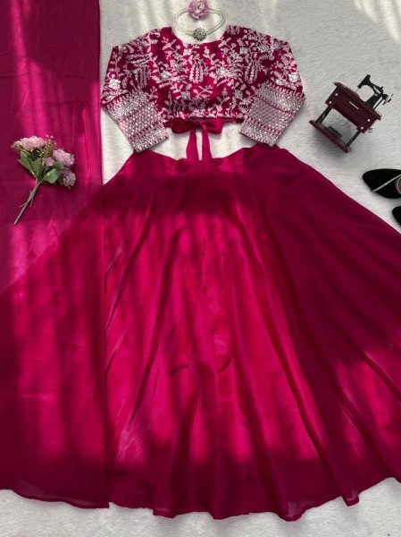 Modern JMV Silk Lehenga with Coding Dori Sequins Work For Special Occasions  Bollywood Lehenga Choli