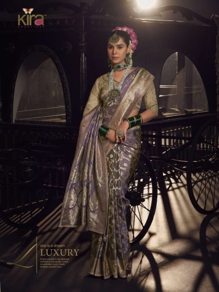 Modern Purple Viscose Tissue Designer Saree From The Kesha Catalog Banarasi Saree Wholesale
