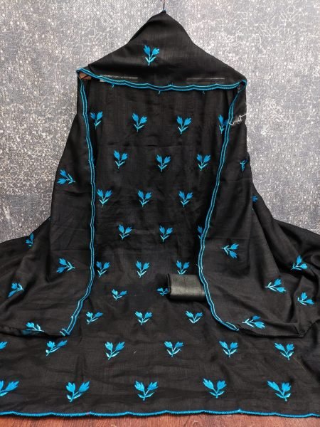 Modern Sky Blue Vichitra Silk Multi Work 3 Piece Suit Set at Wholesale Rate Color Set Matching Dress Material Wholesale