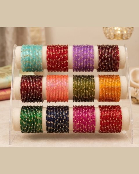 Multi Color Heavy Demand Traditional Bangles Restock Collection for Festive Wear Fashion Accessories Wholesale