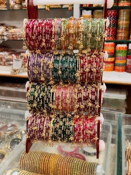 Multi Color Premium Traditional Kashmiri Bangles Set for Bridal  Party and Festive Wear 