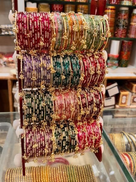 Multi Color Premium Traditional Kashmiri Bangles Set for Bridal  Party and Festive Wear Fashion Accessories Wholesale