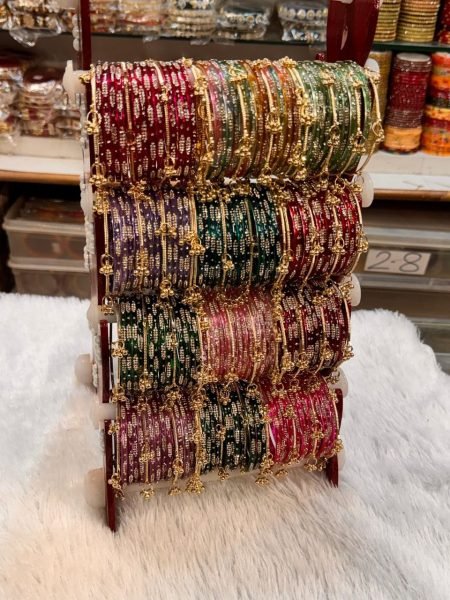Multi Color Premium Traditional Kashmiri Bangles Set for Bridal  Party and Festive Wear Fashion Accessories Wholesale