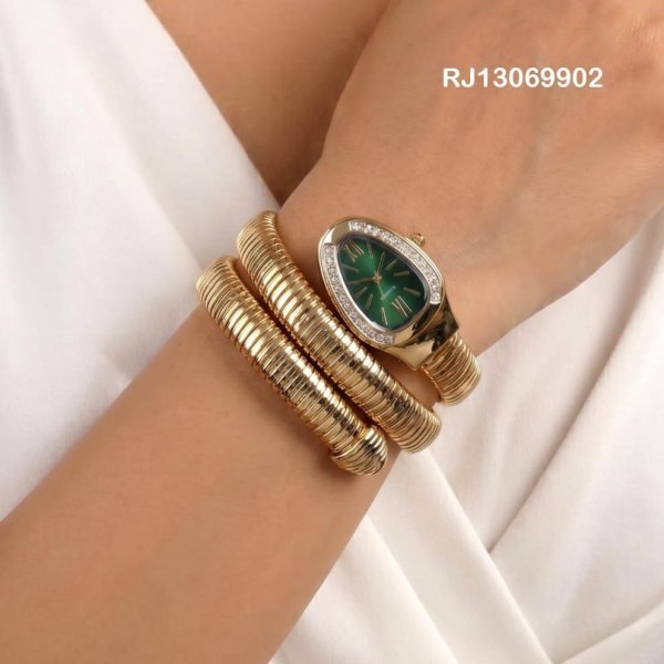 Multi Color Serpenti Style Wrap Around Bracelet Watch For Women Fashion Accessories Wholesale