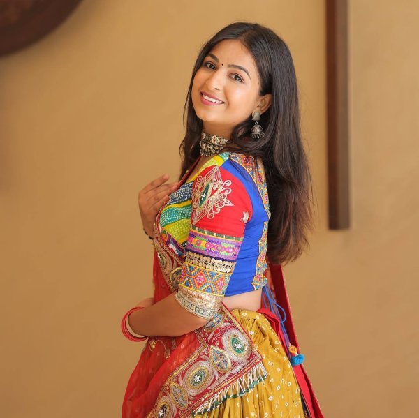 Multicolor Muslin Cotton Lehenga Choli Navratri 2025 Festival Edition Navratri Lehnega Choli
