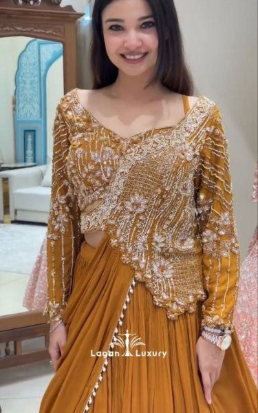 Mustered Yellow Traditional Designer Lehenga for Festival and Wedding Functions Bridal Lehenga Choli
