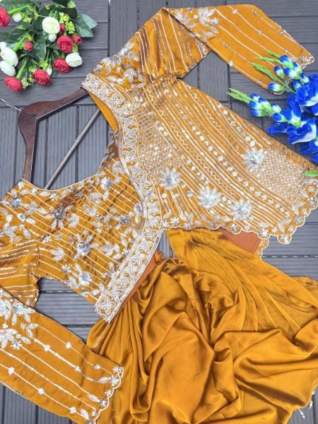 Mustered Yellow Traditional Designer Lehenga for Festival and Wedding Functions Bridal Lehenga Choli