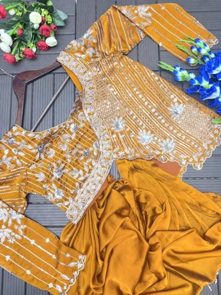 Mustered Yellow Traditional Designer Lehenga for Festival and Wedding Functions Bridal Lehenga Choli