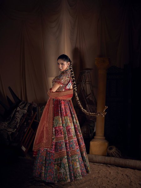 Navratri Muslin Cotton Lehenga Choli with Real Mirror Work and Designer Dupatta Navratri Lehnega Choli