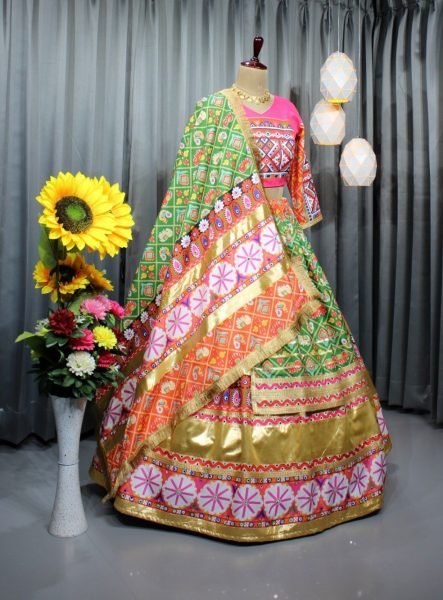 Navratri Special Collection Silk Lehenga Choli  Navratri Lehnega Choli