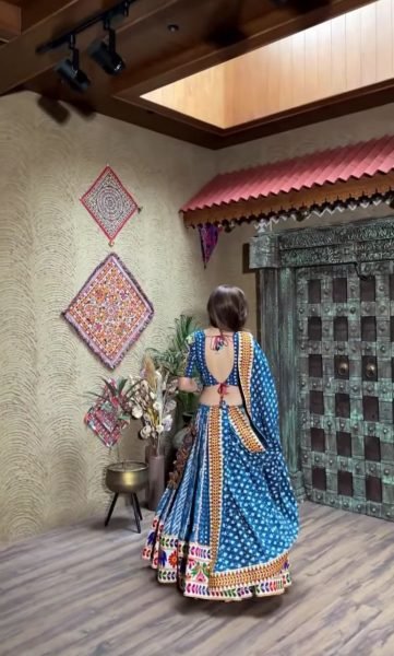 Navratri Special Lehenga Choli Heavy Cotton Rayon with Digital Print Navratri Lehnega Choli