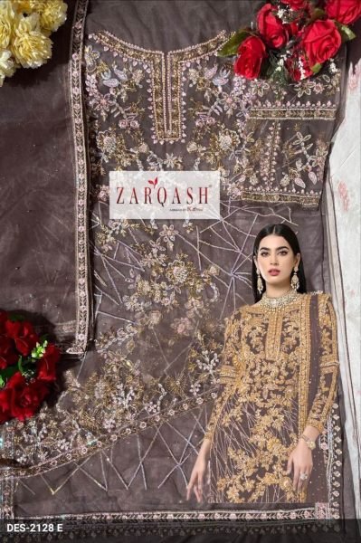 Net Embroidery Festive Wear Suit with Moti Work Dupatta Available at Lowest Price From Wholesaler Churidar Salwar Suits Wholesale