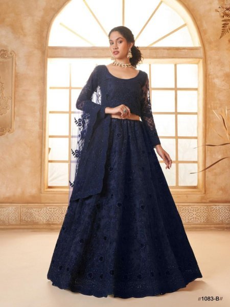 Net Lehenga Choli with Premium Silk Lining Perfect for Weddings, Receptions & Festive Events