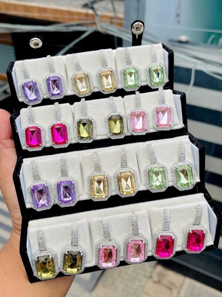 New Arrival American Diamond Earrings at Wholesale Rate Fashion Accessories Wholesale