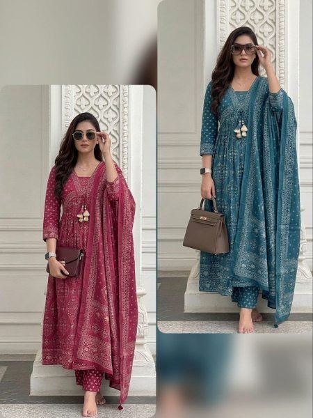 New Arrival Cotton Anarkali Suit with Dupatta for Special Occasions Anarkali Kurtis 