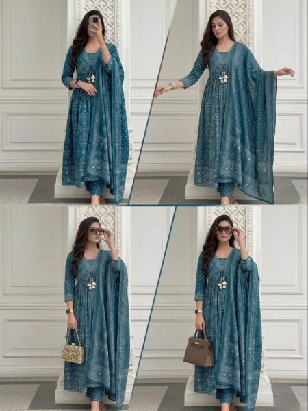 New Arrival Cotton Anarkali Suit with Dupatta for Special Occasions Anarkali Kurtis 