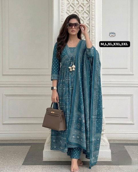 New Arrival Cotton Anarkali Suit with Dupatta for Special Occasions Anarkali Kurtis 