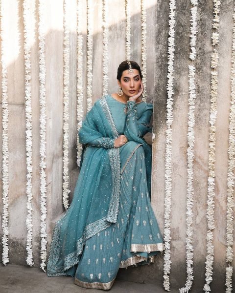 New Arrival Eid Special Design Heavy Faux Georgette Embroidered Sharara Palazzo Set Best Wholesale Rate Ready To Wear Collection