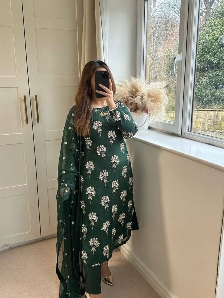 New Arrival   Long Top  Pant   Dupatta Set      Perfect for Festive   Wedding Wear Ready To Wear Suit