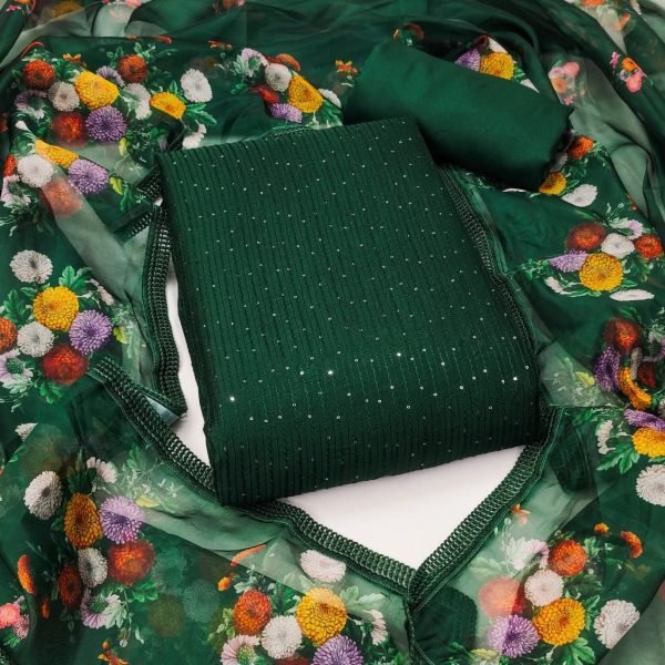 New Arrival Of Chanderi Dress Material At Wholesale Rate Color Set Matching Dress Material Wholesale