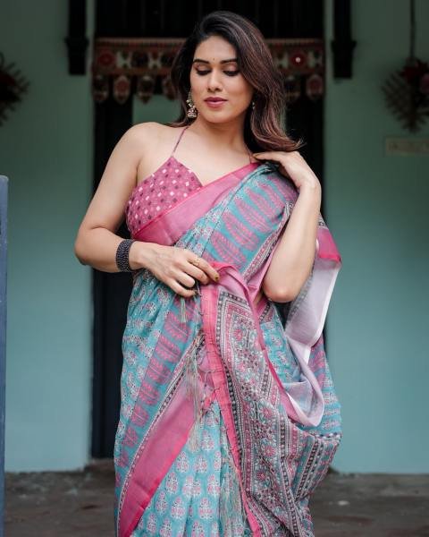 New Arrival: Premium Linen Cotton Saree for Festive & Office Wear – Buy at Wholesale Rate Linen Sarees Wholesale