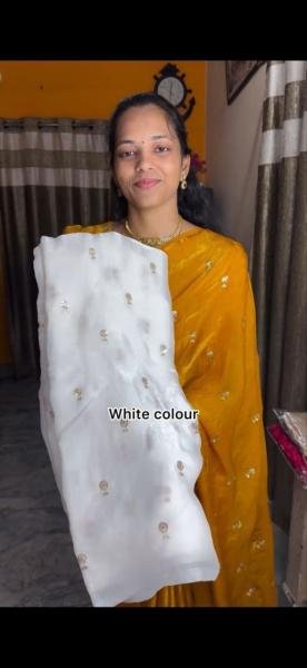 New Arrival South Indian Dual Shade Saree Collection with Multi Sequence Embroidery South Indian Saree 