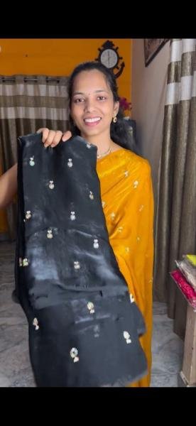 New Arrival South Indian Dual Shade Saree Collection with Multi Sequence Embroidery South Indian Saree 