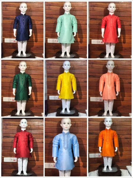 New Arrivals Silk Kids Kurta Pajama  Boys Wear