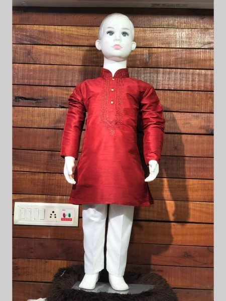New Arrivals Silk Kids Kurta Pajama  Boys Wear