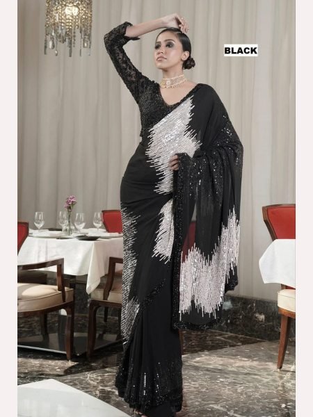 New Bollywood BlockBuster Sequence Design Saree Collection  Bollywood Fancy Sarees Wholesale