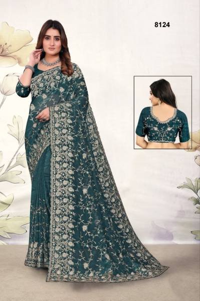 New Bridal Saree Collection – Heavy Zari Embroidery & Zarkan Handwork | Wholesale Rate Designer Wedding Sarees Wholesale