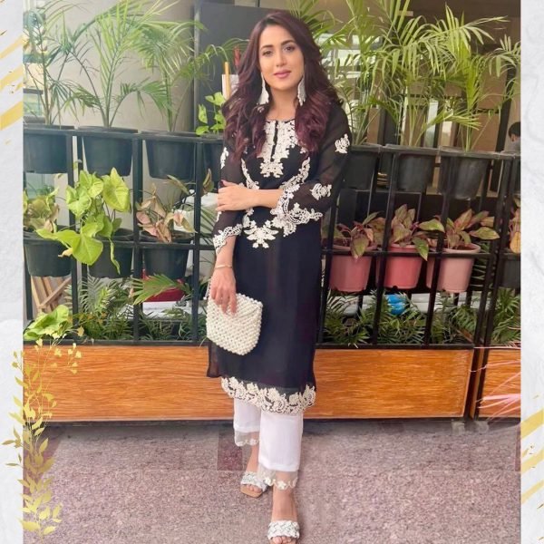 New Collection Chikankari Floral Embroidered Kurta Set For Women  Girls Lucknowi Chikankari Kurtis Wholesale