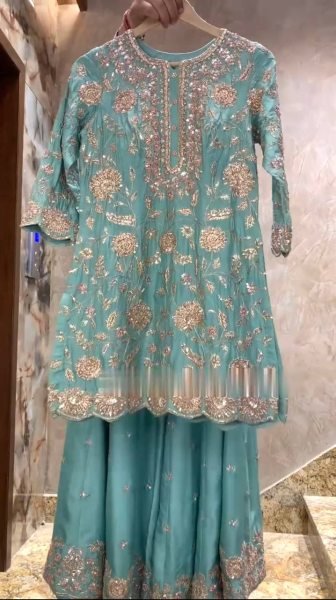 New Collection Ready To Wear Pure Chinon Silk Embroidered Suit Manufacturer In Surat Ready To Wear Collection