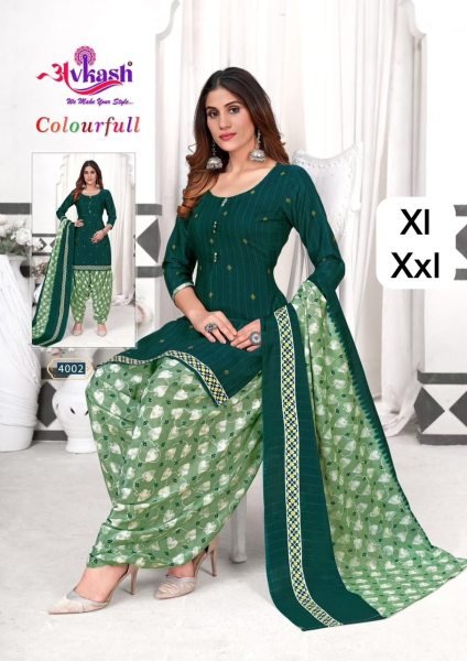 New Designer Cotton Patiyala Dress Punjabi Dress Materials Wholesale