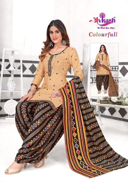 New Designer Cotton Patiyala Dress Punjabi Dress Materials Wholesale