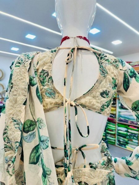 New Designer Georgette Ready To Wear Saree  Ready To Wear Saree 