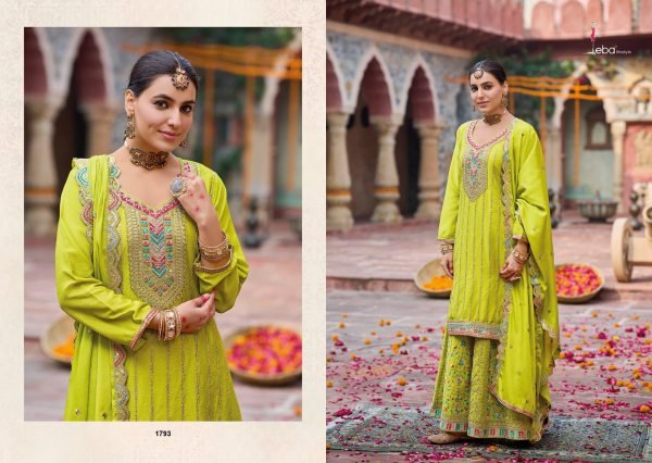 Heavy Embroidered Chinon Palazzo Suit Set with Dupatta Party   Festive Wear at Lowest Prices Designer Plazzo Salwar Suits Wholesale